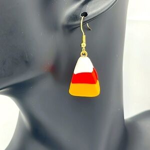 Candy Corn Dangle Earrings